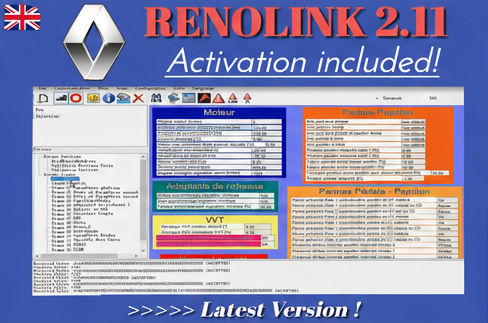 Download Renolink 2.11 Renault & Dacia – Diagnostics, ECU Coding, Airbag, IMMO